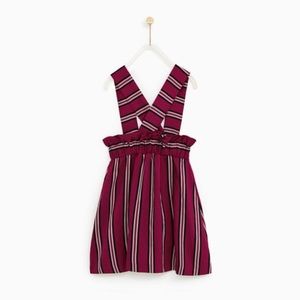Striped Pinafore Dress